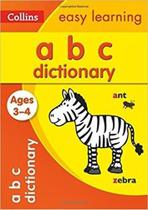 Collins Easy Learning - Abc Dictionary - Ages 3-4 -