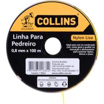 Collins linha pedreiro nylon 100mts /obra/pesca