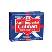 Colman Anil Imperial Branqueador De Roupas Cubos 90g