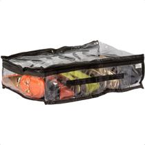 Colmeia Fechada Organizadora Sapatos Roupas Toalhas Preto Tamanho M 30x45x12cm Colmeia Fechada Organizadora Sapatos Roupas Toalhas Preto Tamanho M 30x45x12cm