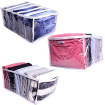 Colmeia Organizadora 34x26x20 Calça Jeans Roupas De Lã 3 Un