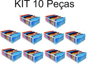 Colmeia organizadora "camisetas" com estampa kit 10 unidades