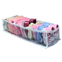 Colmeia Organizadora de Gaveta, Guarda roupa e Closet Tamanhos P1 P2 M M2 GG XG Plástico Cristal Grosso Transparente Costura Mágica