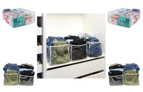 colmeia organizadora de roupa kit 5 nichos grande gaveta armario bermuda calça jeans