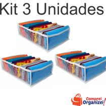 Colmeia Organizadora de Roupas Tamanho "M" kit 03 unidades - Colmeia Organizadora de Roupas Tamanho "M" kit 03 unidades -
