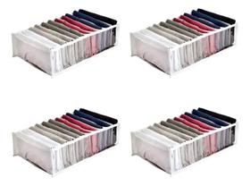 Colmeia Organizadora Gaveta Viés Branco G 40X25X10 Kit 4 Uni