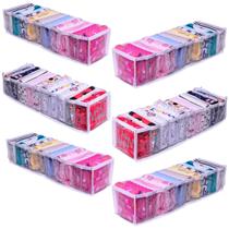 Colmeia Organizadora Gaveta Viés Branco P Extra 40x10x10 Kit 6 Uni