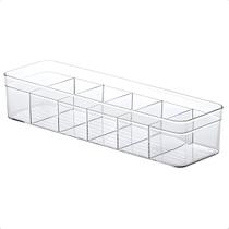 Colmeia Organizadora Multifuncional Diamond Acrilico Com Divisórias 35,5x10,5x7,5cm Colmeia Organizadora Multifuncional Diamond Acrilico Com Divisórias 35,5x10,5x7,5cm