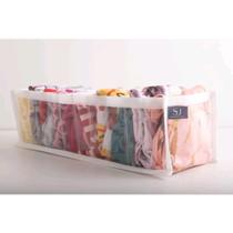 Colmeia organizadora P BRANCO transparentes (tamanho: 13cm X 10cm X 35cm) Infantis Premium