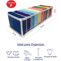 Colmeia organizadora para blusas, body kit com 4 unidades