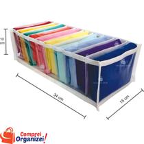 Colmeia Transparente Organizadores De Gaveta "P" 10x15x34 -