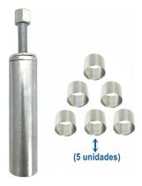 Colocador + 5 Bucha Inox Tubo Centrifugação Ge Continental