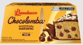 Colomba Bauducco 400g Chocolate Gotas Bolo de Páscoa Chocolomba com Cobertura e Confeitos Açucarados