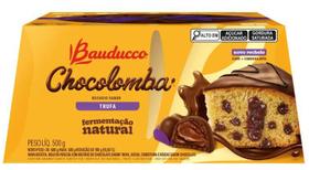Colomba Trufa Bauducco 500g Bolo de Páscoa Chocolomba com Recheio e Cobertura de Chocolate Trufado
