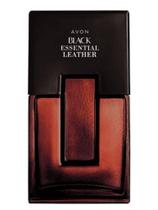 Colônia Avon Black Essential Leather 100ml
