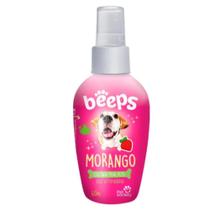 Colônia Beeps Morango para Cães e Gatos 60ml