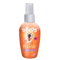 Colônia Beeps Pêssego para Cães e Gatos Pet Society 60ml