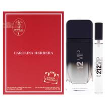 Colônia Carolina Herrera 212 VIP Black Masculina 110ml Kit