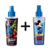 Colônia Infantil Avengers Marvel + Colônia Infantil Mickey Mouse 150ml Avon Colônia Infantil Avengers Marvel + Colônia Infantil Mickey Mouse 150ml Avon