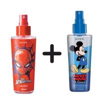 Colônia Infantil Spider-man + Colônia Infantil Mickey Mouse 150ml Avon