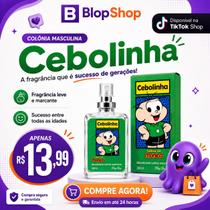 Colônia Infantil Turma da Mônica Cebolinha Perfume Suave 30ml Colônia Infantil Turma da Mônica Cebolinha Perfume Suave 30ml