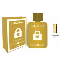 Colonia masculina 100ml intense secret golden bar