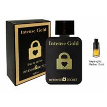 Colonia masculina 100ml intense secret intense gold (malbec gold)