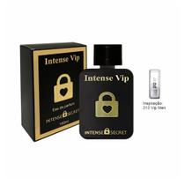 Colonia masculina 100ml intense secret intense vip