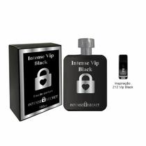 Colonia masculina 100ml intense secret vip black