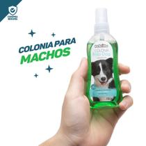 Colônia Para Cães Pet Brilho Macho 100ml Fragrância