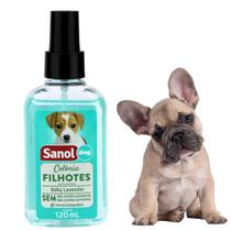 Colônia Pet Cachorro Gato Filhote Macho Fêmea Sanol 120ml