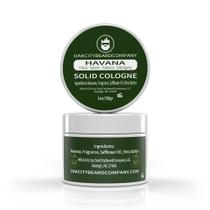 Colônia sólida Oak City Beard Company Havana 30 ml de frutas cítricas