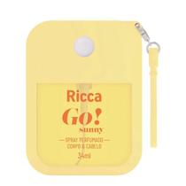 Colônia Spray Go! Sunny Água de Coco Lima Unissex Cítrica e Tropical 34ml Ricca Colônia Spray Go! Sunny Água de Coco Lima Unissex Cítrica e Tropical 34ml Ricca