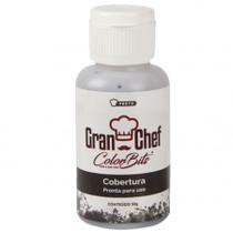COLOR BITS COBERTURA 50G GRAN CHEF - Preto
