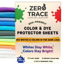 Color Catchers ZERO TRACE, 80 folhas, removedor de tinta para roupa