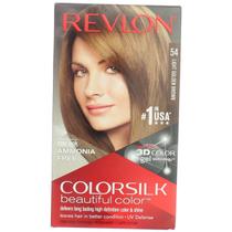 Color de Cabello Revlon ColorSilk 54 Castaño Dorado Claro Paquete de 2 Color de Cabello Revlon ColorSilk 54 Castaño Dorado Claro Paquete de 2