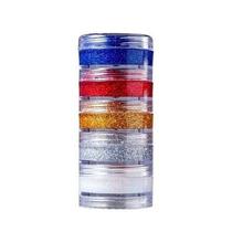 Color make kit 5 cores glitter cremoso 4g ( cada) Color make kit 5 cores glitter cremoso 4g ( cada)