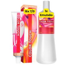 Color Touch Tonalizante 16x 7/0 Louro Médio + 1x E. 4% lt