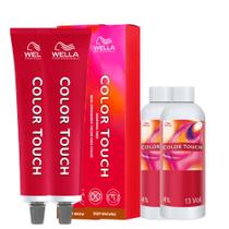 Color Touch Tonalizante 2x 7/7 Louro Médio + 2 E. 4%