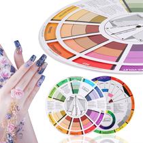 Color Wheel TMISHION 23,5 cm Guia de mistura de cores Aula de arte Color Wheel TMISHION 23,5 cm Guia de mistura de cores Aula de arte