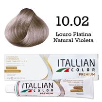 Coloração 10.02 Louro Platina Natural Violeta Itallian Color