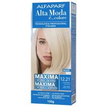 Coloração 12.21 Louro Platina Cinza Alta Moda 150G