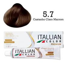 Coloração 5.7 Castanho Claro Marrom Itallian Color