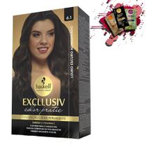 Coloracao 6.1 Haskell Excllusiv Color Pratic Louro Escuro Acinzentado