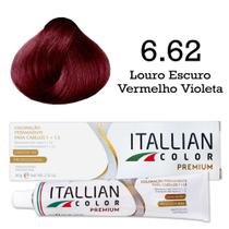 Coloração 6.62 Louro Escuro Vermelho Violeta Itallian Color