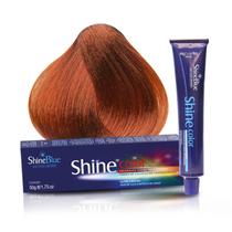 Coloração 7.4 Louro Médio Acobreado Shine Blue 50g