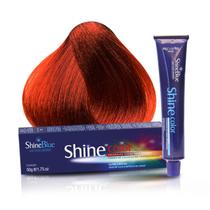 Coloração 8.34 Louro Claro Dourado Acobreado Shine Blue 50g