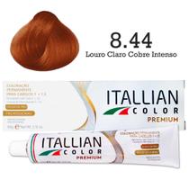 Coloração 8.44 Louro Claro Cobre Intenso Itallian Color 60g