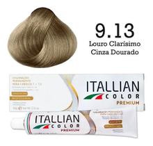 Coloração 9.13 Louro Claríssimo Cinza Dourado Itallian Color Coloração 9.13 Louro Claríssimo Cinza Dourado Itallian Color