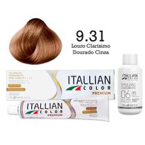 Coloração 9.31 Louro Claríssimo Dourado Cinza Oxi 06 Volumes 90ml Itallian Color Coloração 9.31 Louro Claríssimo Dourado Cinza Oxi 06 Volumes 90ml Itallian Color